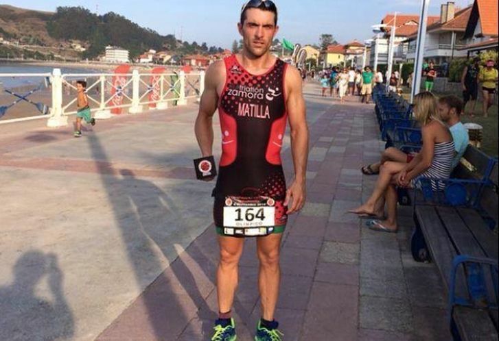  Sergio Matilla, del Triatlón Zamora, sexto en el Festival de Ribadesella 