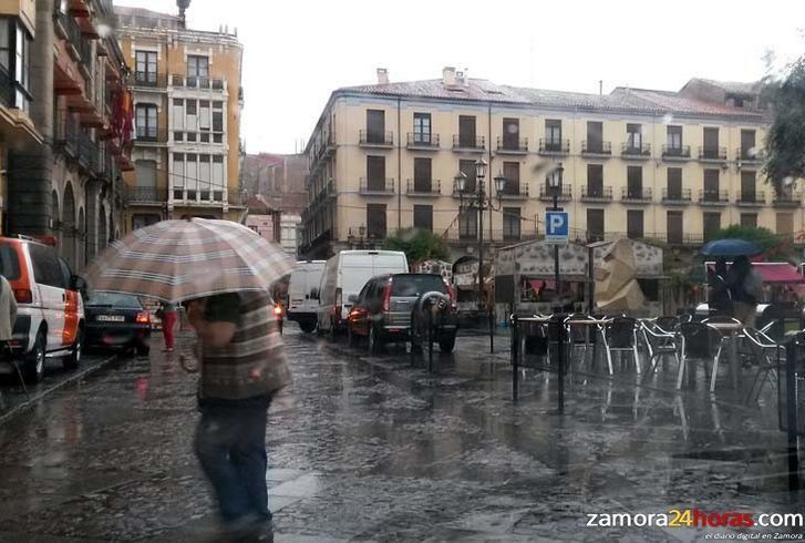  Lluvias débiles generalizadas por la provincia en la segunda mitad del día y tormentas aisladas en Sanabria 