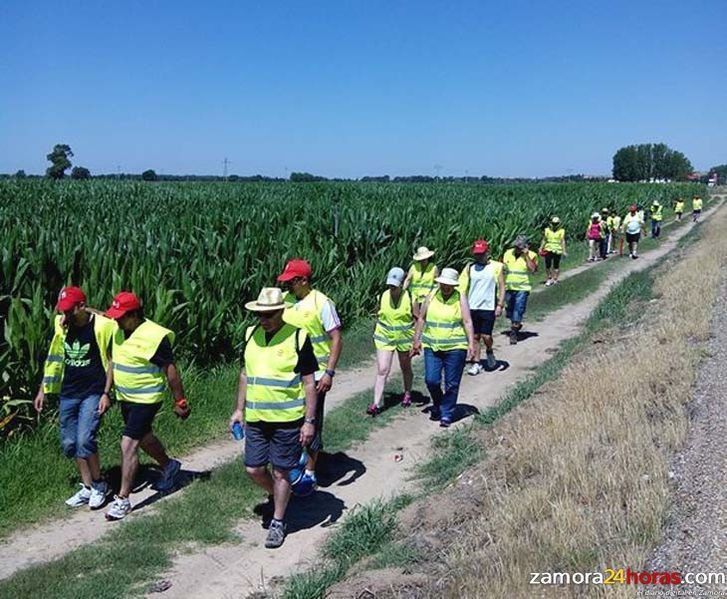  Los delegados de UGT recorren hoy la segunda etapa de su marcha reivindicativa hacia Valladolid 