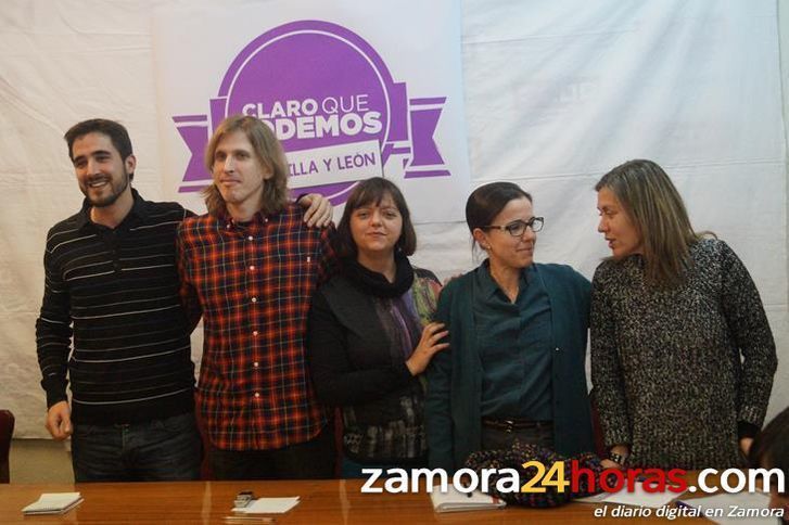  'Claro que Podemos' presenta en Zamora su candidatura al Consejo Ciudadano autonómico 