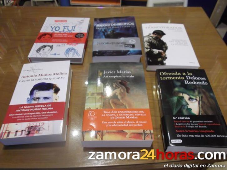  Los libros escritos por autores zamoranos entre los más vendidos en la capital 