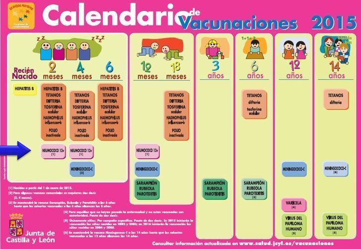  Sanidad incluye la vacuna frente al neumococo en el calendario sistemático infantil 