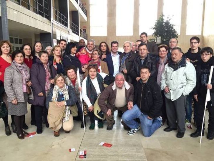  El PSOE de Zamora en el acto de Pedro Sánchez y Luis Tudanca celebrado en León 