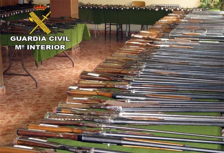  La Guardia Civil aplicará la cita previa para las gestiones de intervención de armas 