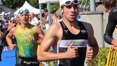  Sixto Vaquero sufre una aparatosa caída en el Nacional Escolar de Triatlón que merma su rendimiento 