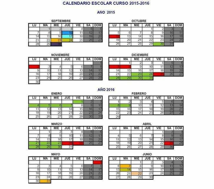  El 10 de septiembre, fijado como inicio del próximo curso 