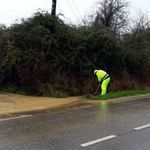  Las precipitaciones dificultan la circulación por algunas carreteras de la provincia 