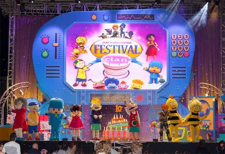  El Festival Clan ‘Ven a mi cumple’ arranca el verano de Zamora celebrando los diez años del canal infantil 