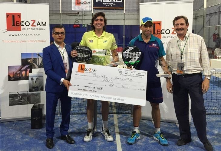  Ramos-Blanco y Pinacho-Llanos, ganadores del I Torneo San Pedro TecoZam de Pádel 