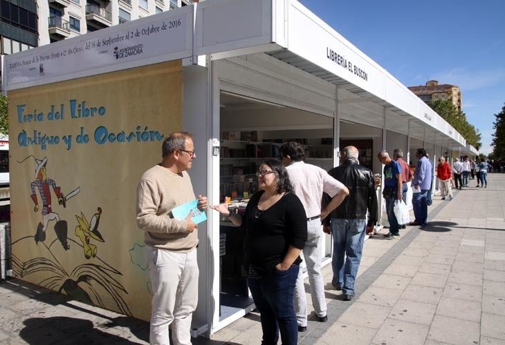  Inaugurada una nueva edición de la Feria del Libro Antiguo y de Ocasión de Zamora 