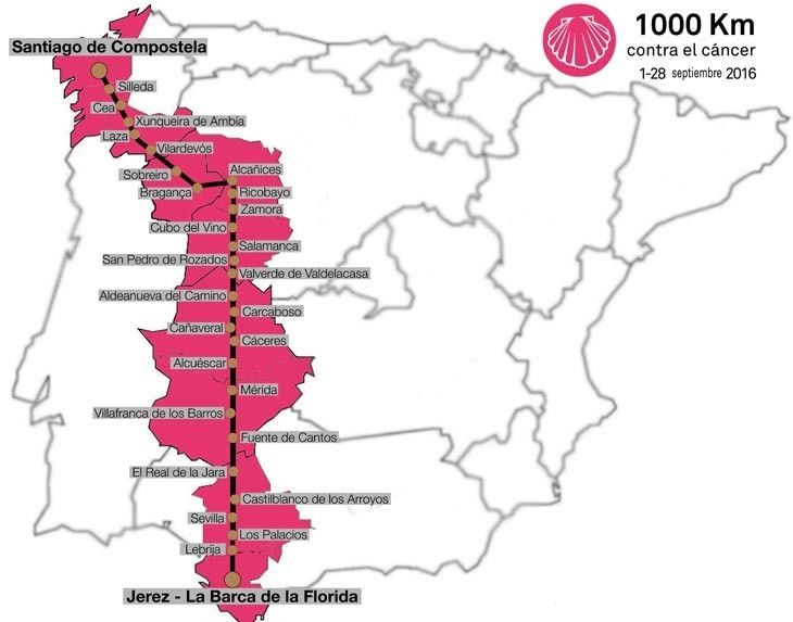  El reto ‘1.000 km contra el cáncer’ llega a Zamora este domingo 