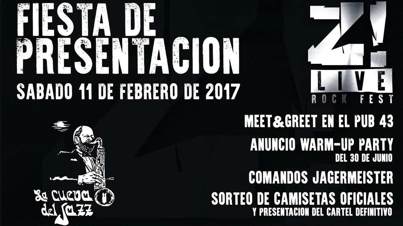  La presentación del festival del 'Z! Live Rock Fest', en febrero 