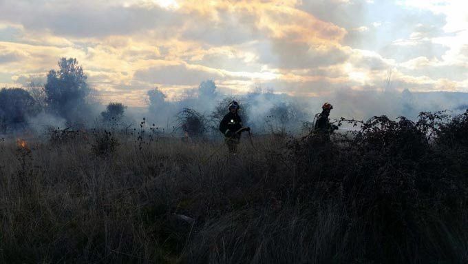 Imagen de archivo de un incendio el pasado 2018