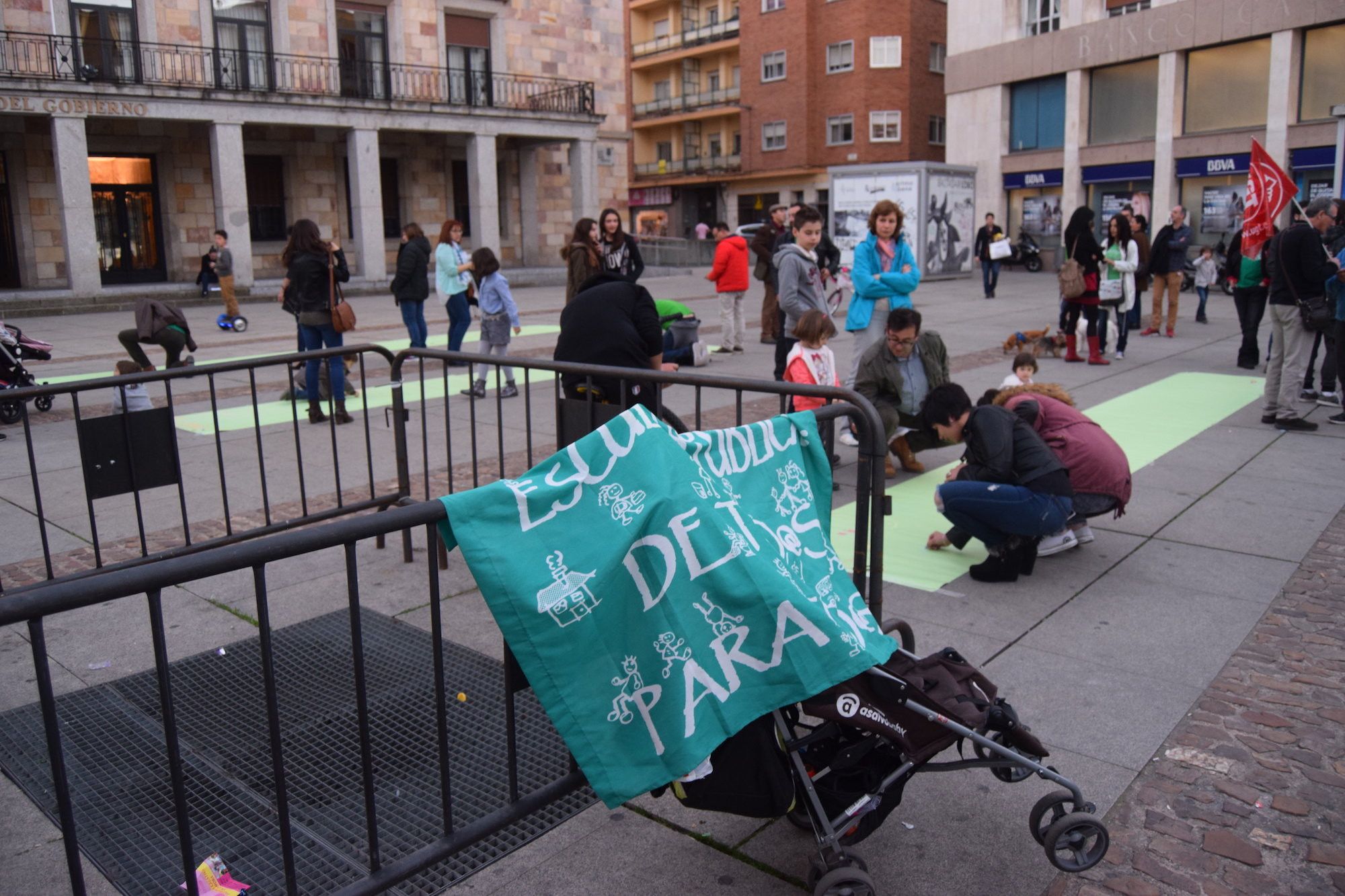  Un mural contra la LOMCE 