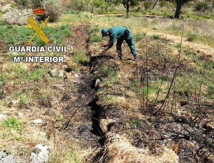  La Guardia Civil investiga al presunto autor del incendio en los Arribes 