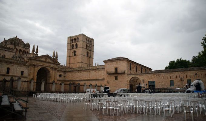 Acto suspendido en años anteriores por la lluvia en San Pedro 