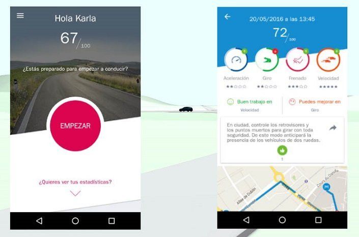  Una aplicación móvil analiza los hábitos de conducción para mejorar la seguridad vial 