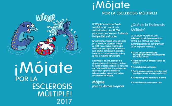  La Asociación Zamorana de Esclerosis Múltiple organiza hoy la IV edición de "Mójate" 