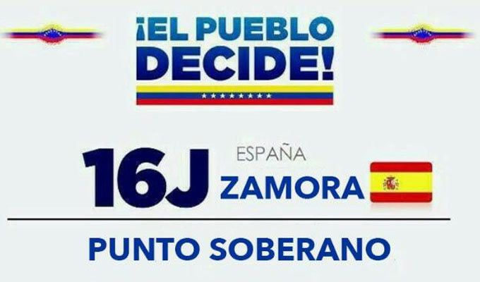  Los venezolanos en Zamora podrán votar este domingo en la consulta popular 