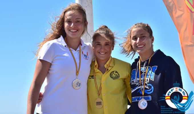  Salvamento Dragones lograba dos medallas en la primera jornada del Nacional 