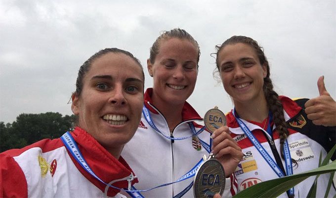  Eva Barrios, subcampeona de Europa en el 5.000 metros. Garrote, cuarto en el 200 