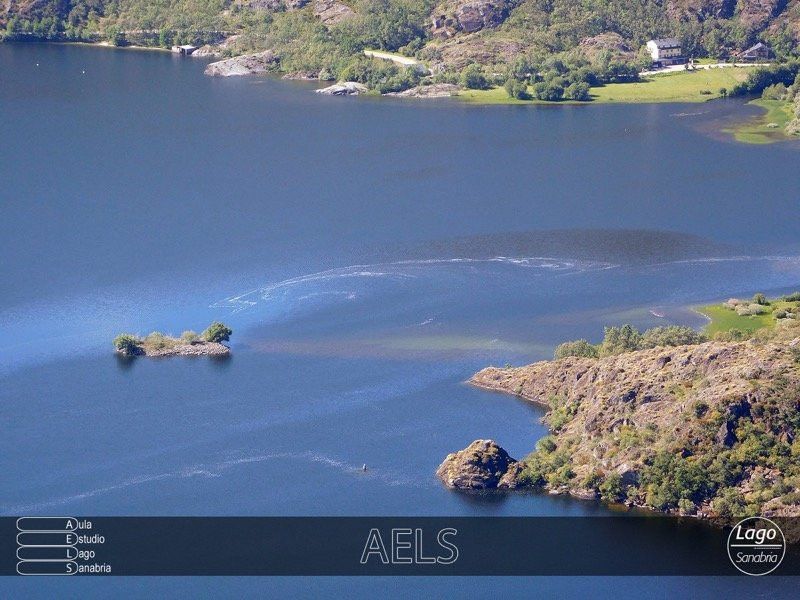  El Lago de Sanabria muestra el fenómeno de las espumas endógenas 