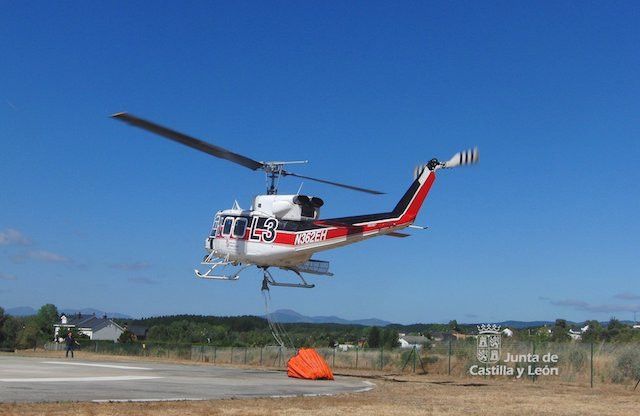  Controlado el incendio declarado en Santibáñez de Vidriales y extinguido el fuego en Pumarejo de Tera 