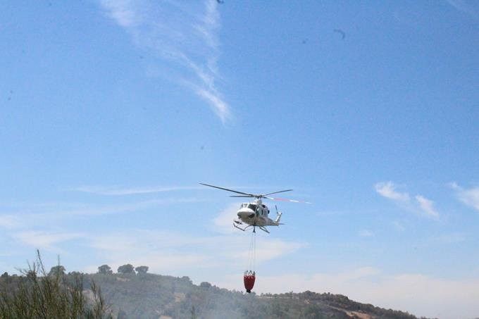  La zona afectada por el incendio muestra la peor cara del fuego en Pino del Oro 