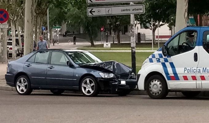 Accidente en Cardenal Cisneros. Archivo