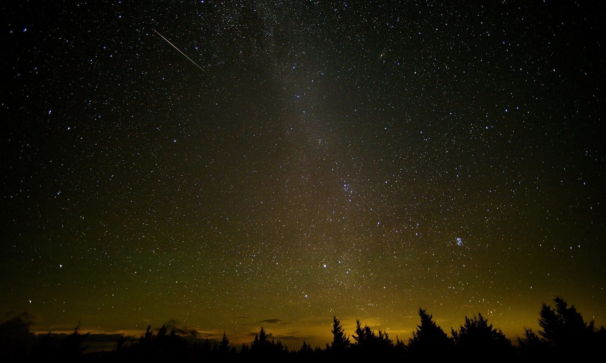 La lluvia de estrellas de las Perseidas