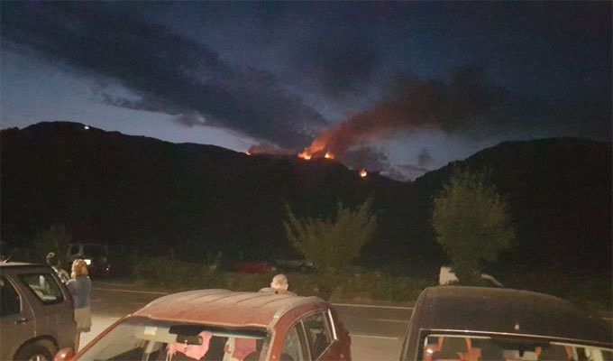  Declarado un incendio forestal en el Cañón del Tera 