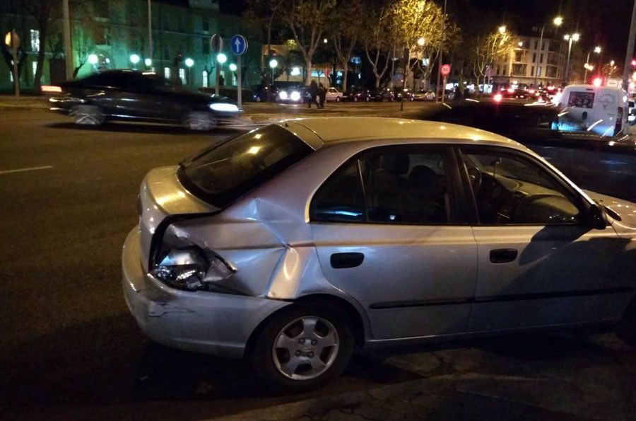  Colision alcance accidente cardenal cisneros 