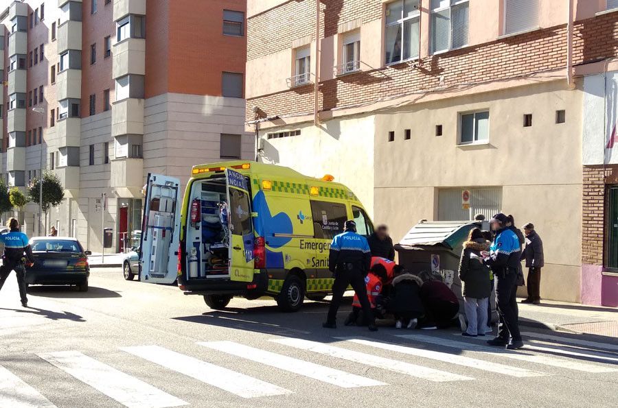  Atropello calle hiniesta zamora enero 2018 