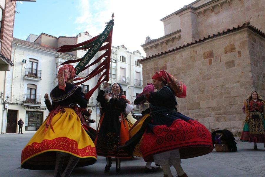 Imagen de las Águedas en Zamora el pasado 2018 Foto: María Lorenzo 