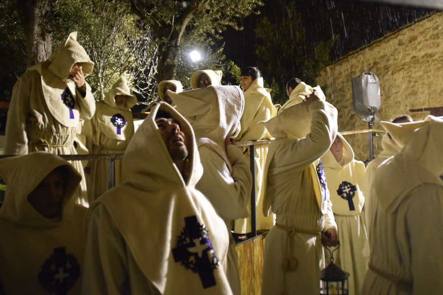 Imagen de los instantes previos al desfile el pasado 2018