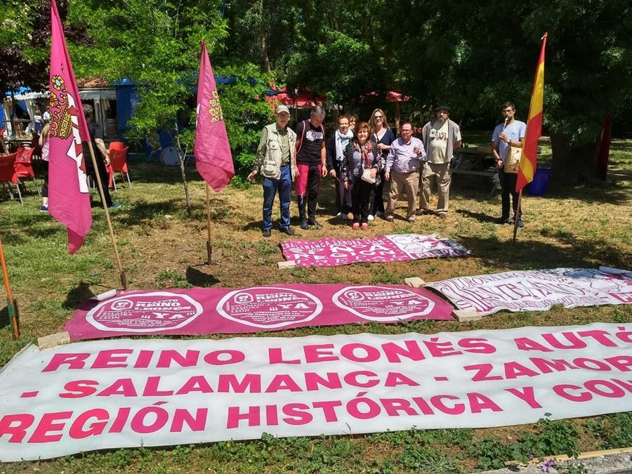 Las comarcas del País Leonés celebraron su fiesta anual con las  reivindicaciones por bandera