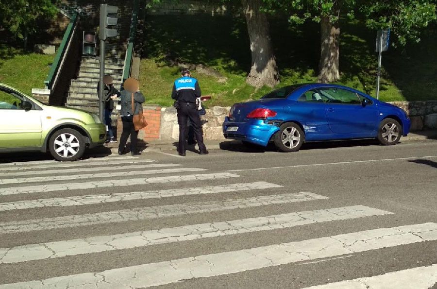  Accidente rotonda angel nieto 