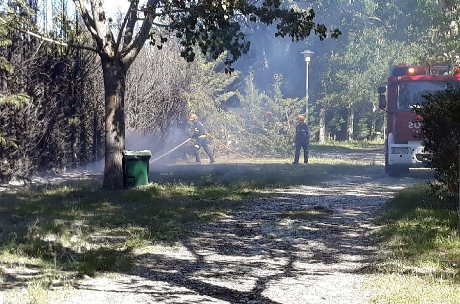  Incendio en el camping en Sanabria