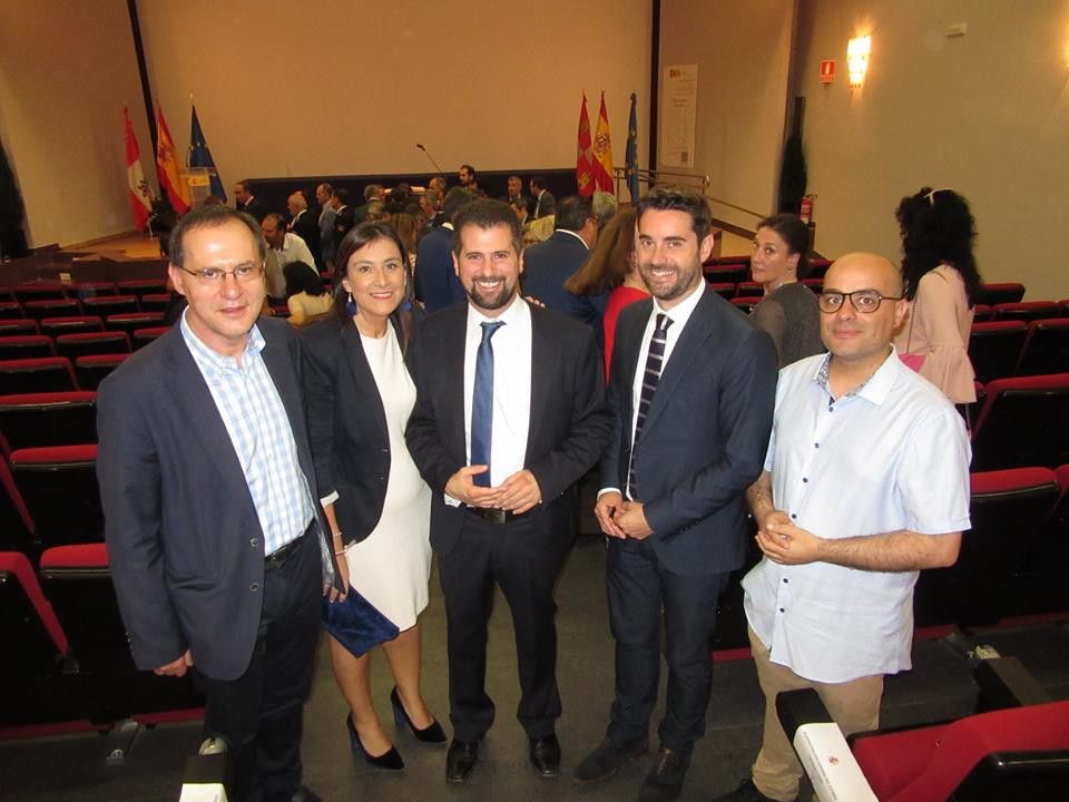  PSOE Zamora. 25 06 18. A. Blanco, A. Sánchez, L. Tudanca, A. Fagúndez y E. Fogado en toma posesión Delegada Gobierno 