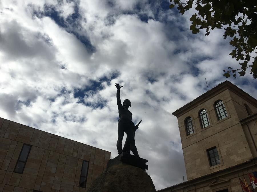 Imagen de cielos nubosos en Zamora