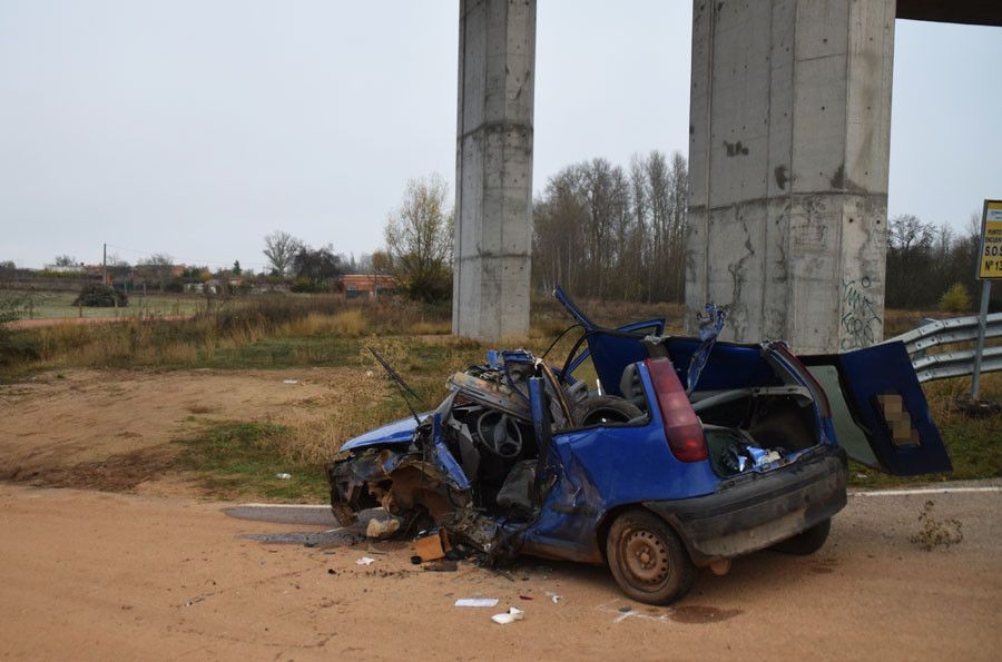  Accidente herido hiniesta 