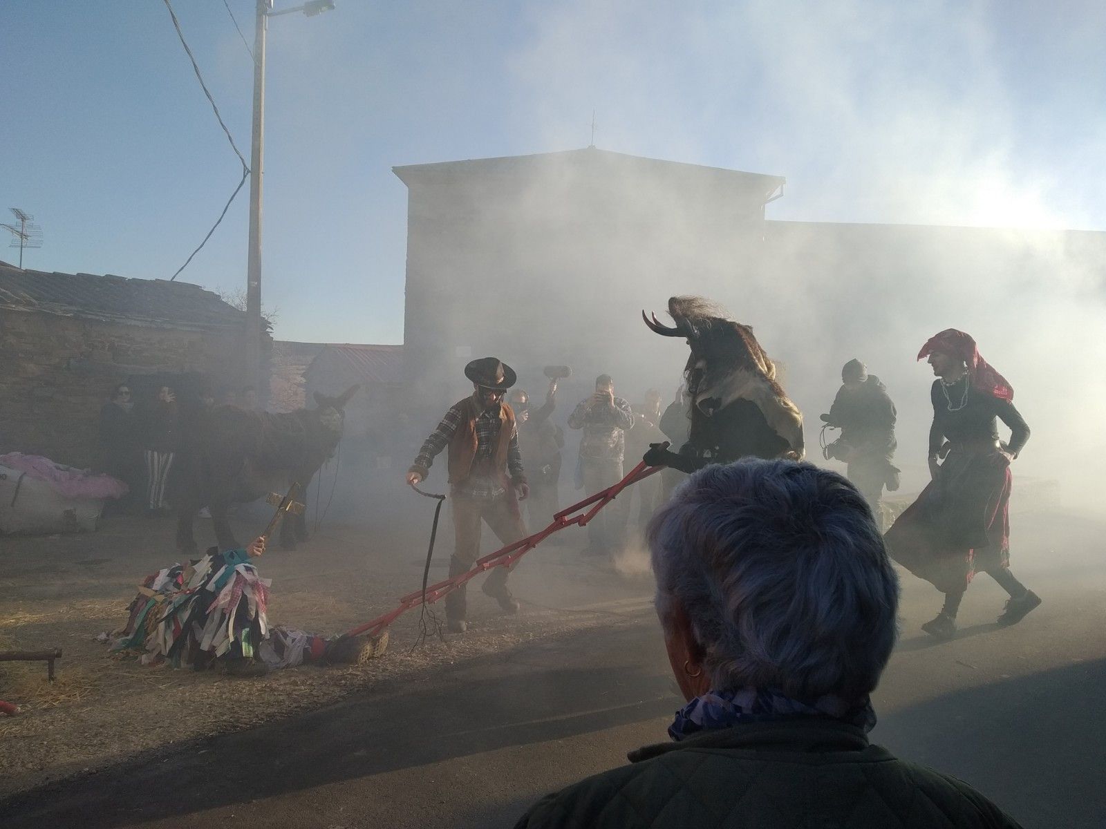 Imagen de los Cencerrones de Abejera en años anteriores 