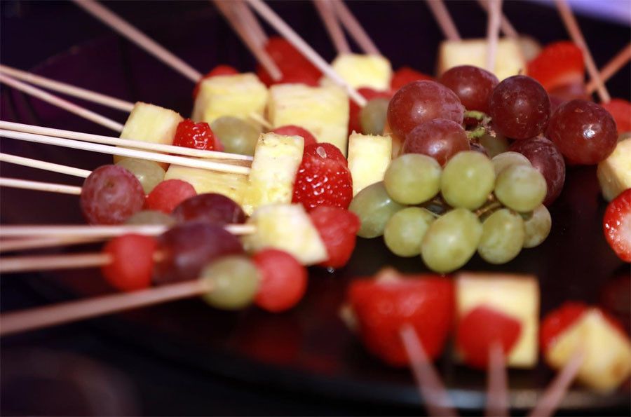  Brochetas fruta 