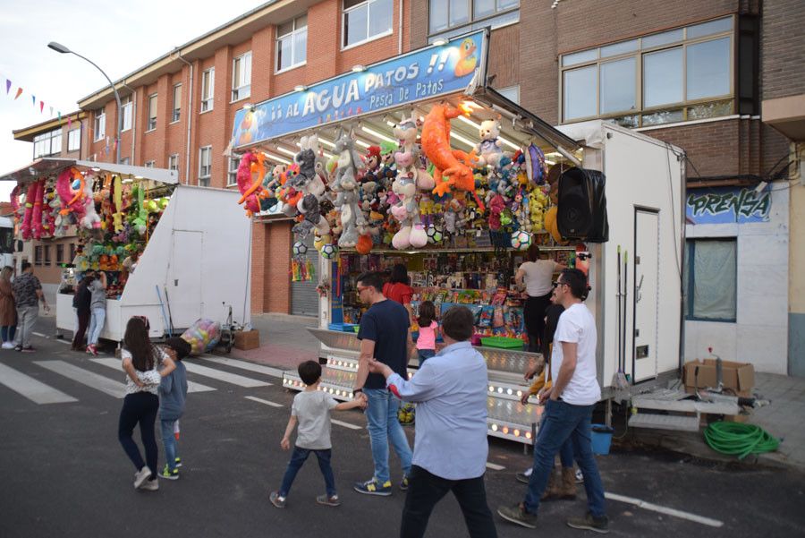 Imagen del barrio en las fiestas del pasado 2022