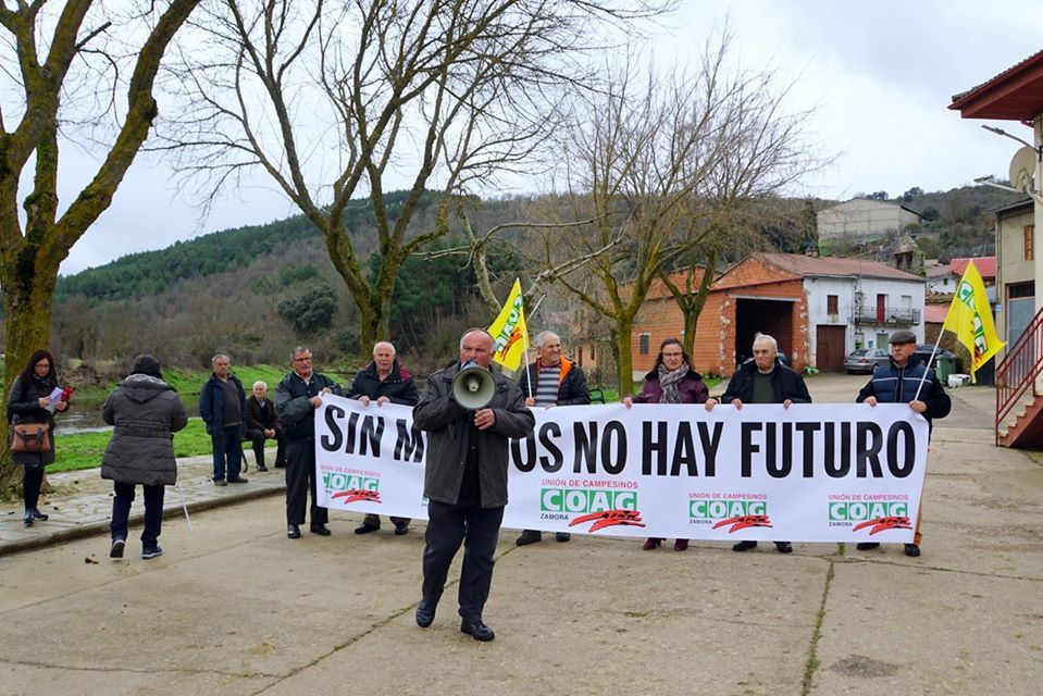 Una manifestación por la sanidad rural. Archivo