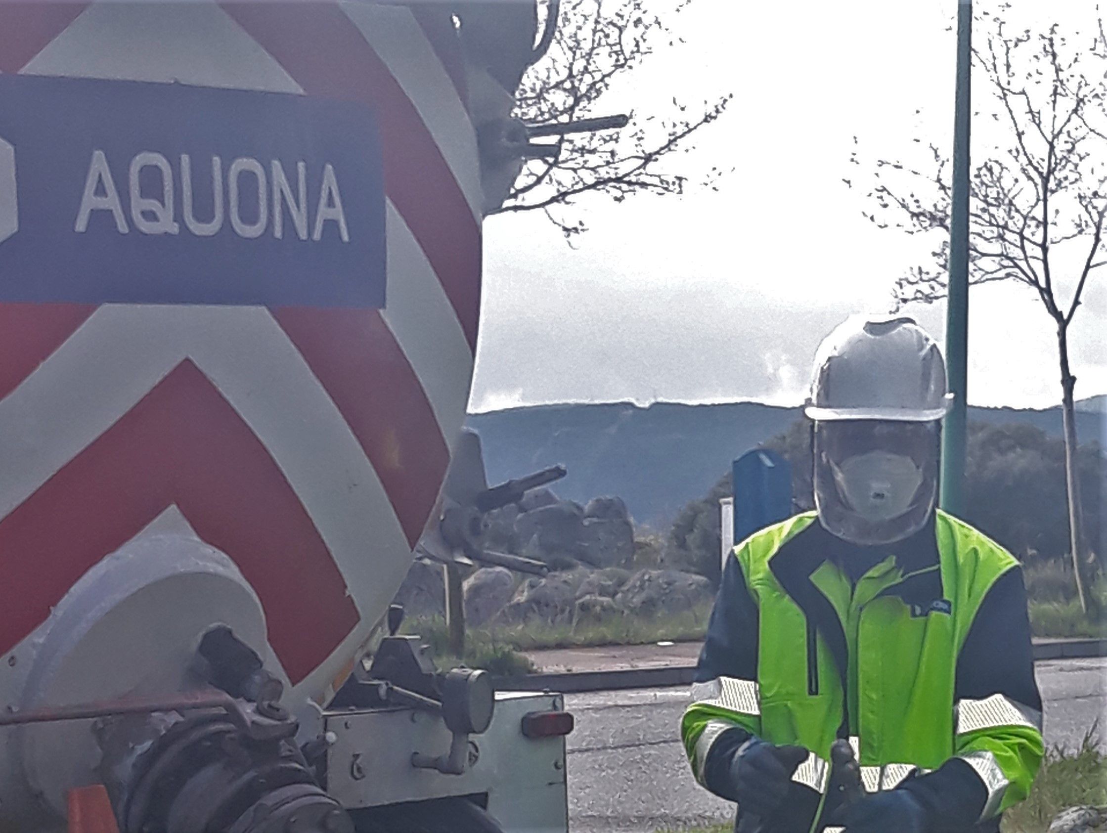  Trabajador Aquona Labores diaras duranre la plandemia 