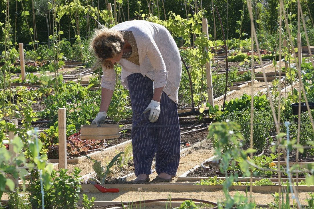 Una agricultora. Archivo.