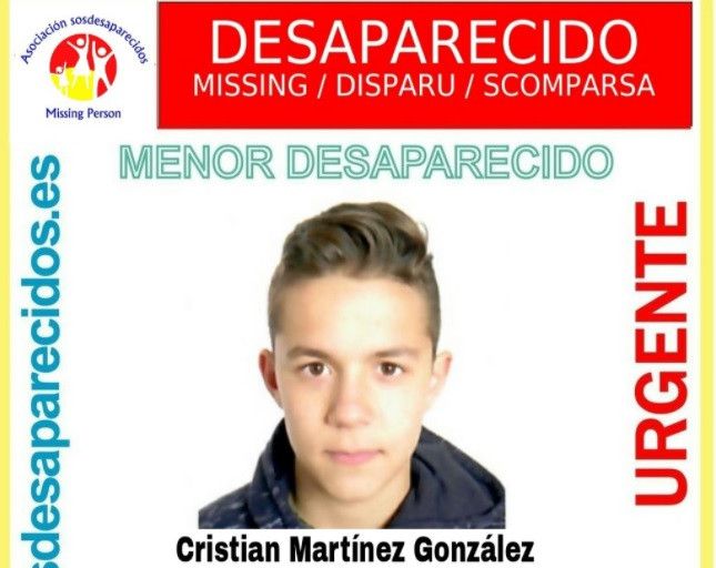 Buscan A Cristian Un Niño De 13 Años Desaparecido Hace Once Días En