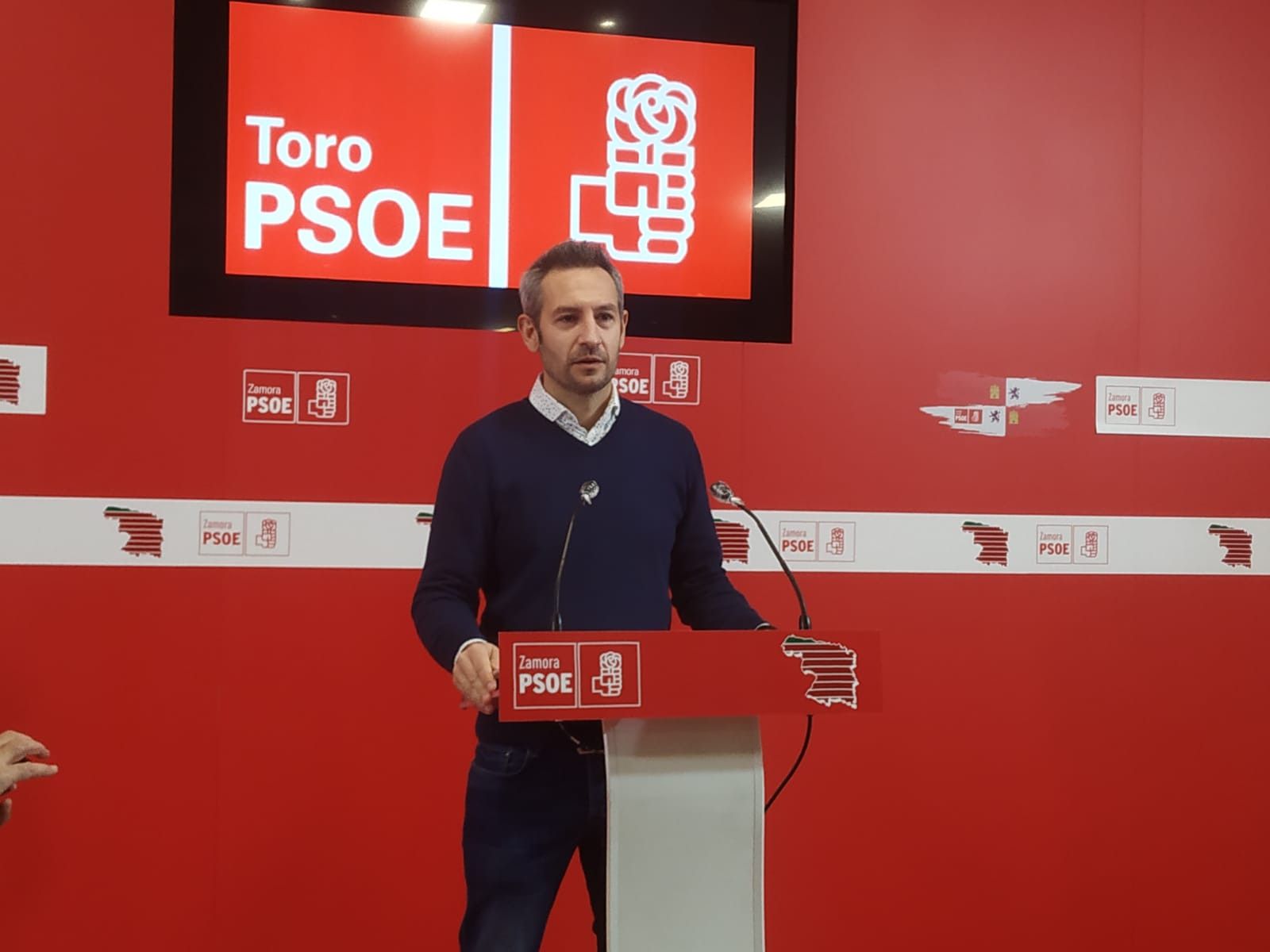 El portavoz del Partido Socialista en el Ayuntamiento de Toro (Zamora), Carlos Rodríguez