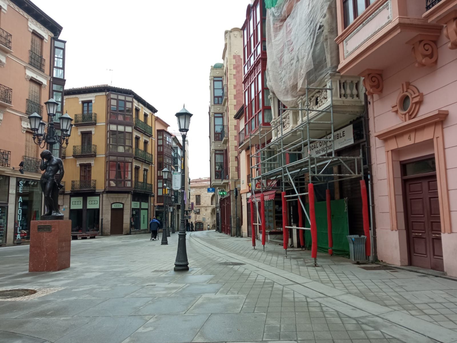 Obras en la plaza Sagasta